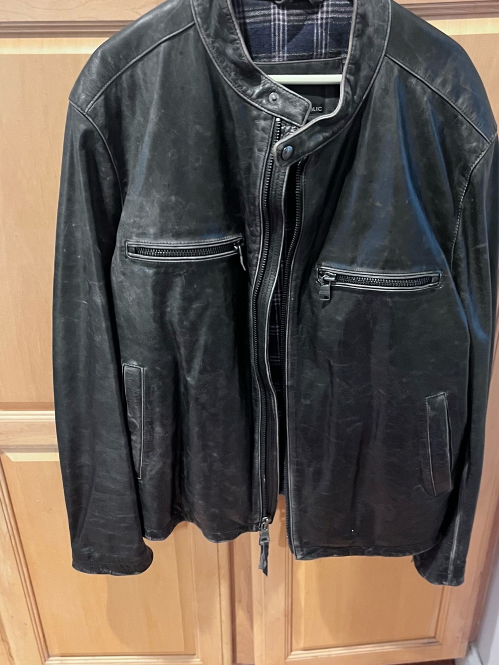 Banana Republic Leather Motorcycle Jacket